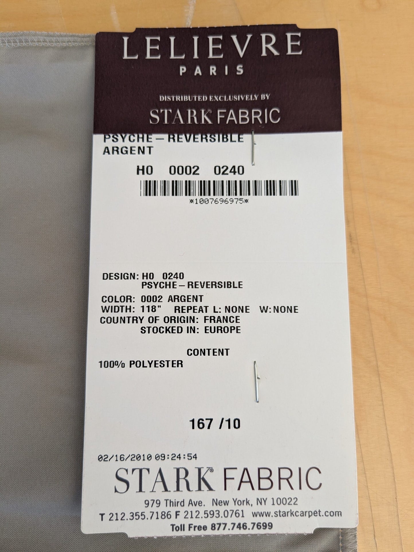 80 EV45 Square Scalamandre Lelievre Paris Psyche Reversible Argent Gray Polyester Solid Taffeta