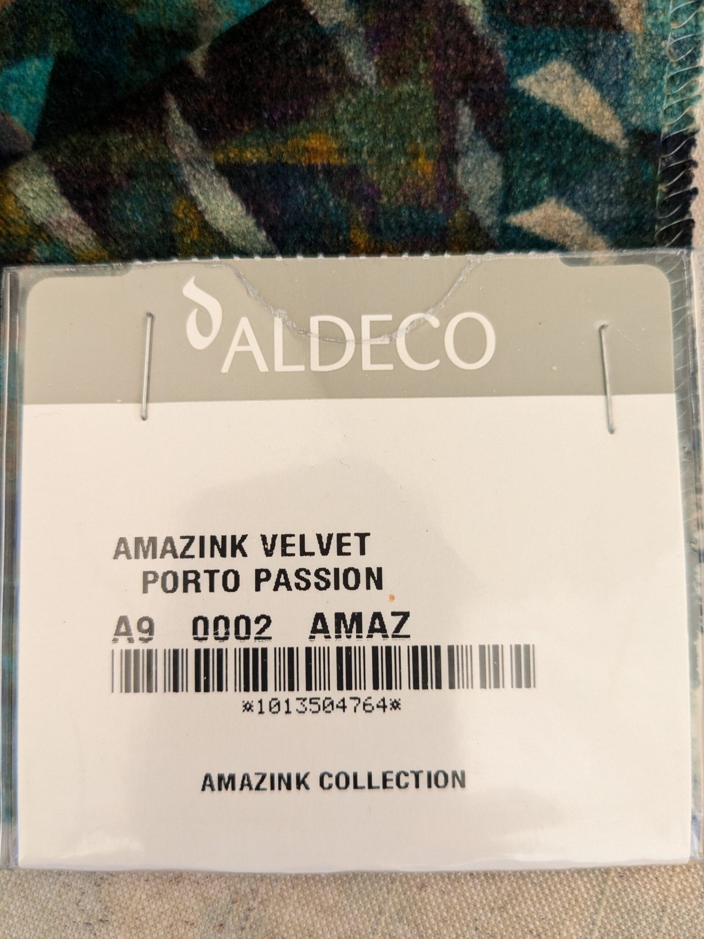 42 EV46 Velvet Square 26" x 26" Scalamandre Amazink Velvet Porto Tawny Abstract Art Deco Brown