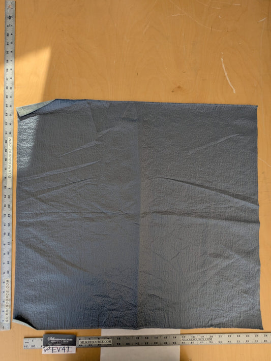 26 EV47 Square Scalamandre Alhambra Zen Satin Blue Cloud Solid Blue Cotton