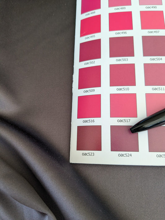 73 EV47 Square Scalamandre Holly Mauve Wine Deep Purple Red Cotton Polyester Plain Solid 27"x27"