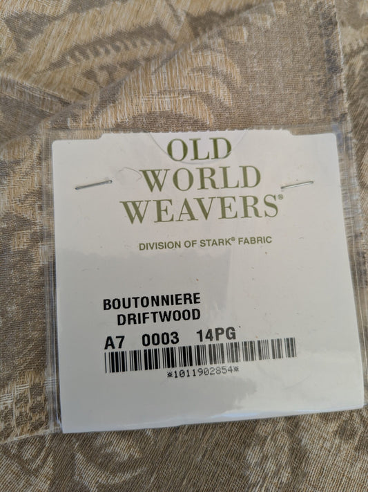 94 EV47 Square Scalamandre Boutonniere Driftwood Renaissance Small Scale Berry Gray USD 402/y 26"x26"