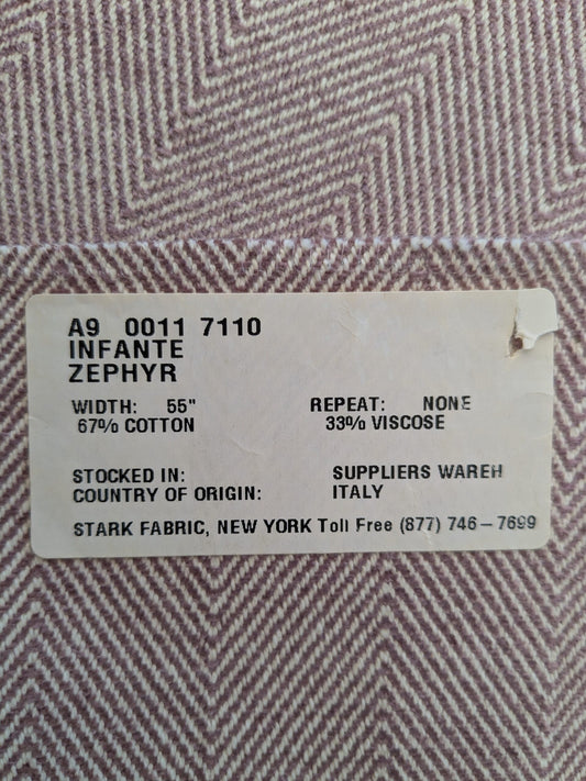 12 EV48 Square Scalamandre Infante Stripe Small Scale Texture Cotton Viscose - 10 Pieces of Different Colorways 13"x26"