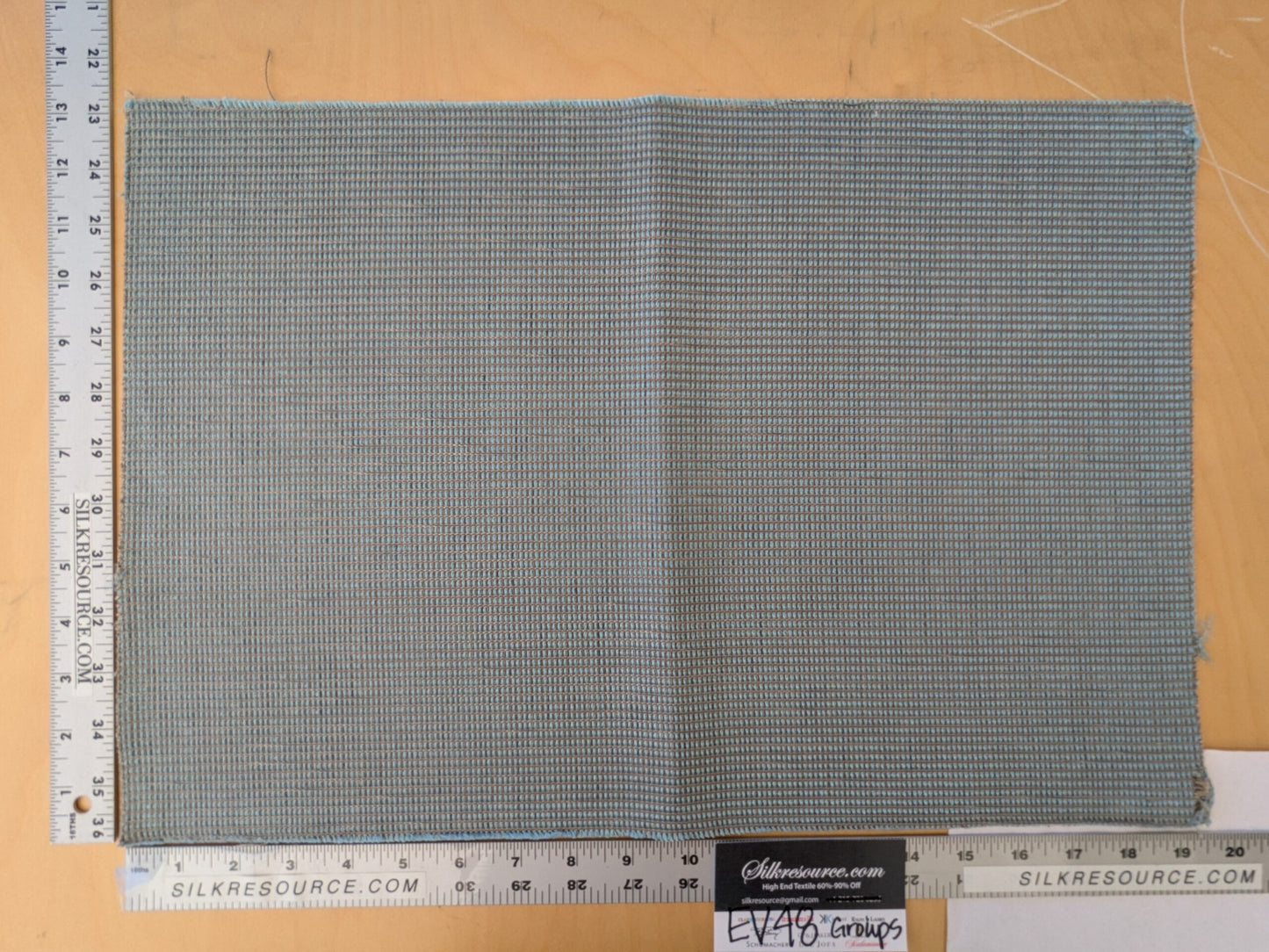 22 EV48 Square Scalamandre Small Scale Texture Pattern- 5 Pieces of Different Colorways 13"x19"