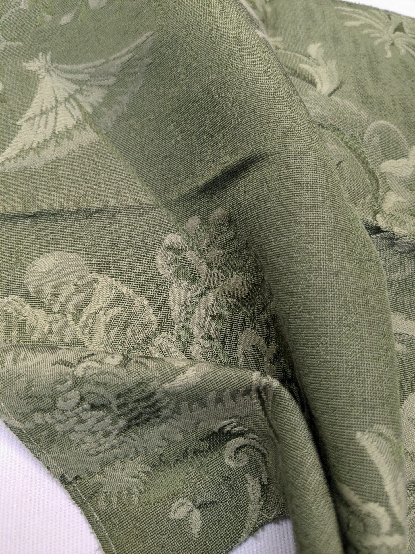 Special Order Scalamandre Colony Racconigi Verde Foglia Green Chinoiserie Scenic MSRP USD500/y