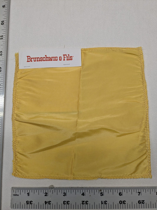 Special Order Brunschwig & Fils Ninon Taffetas - Jaune Yellow Silk Solid Plain MSRP USD 718/y