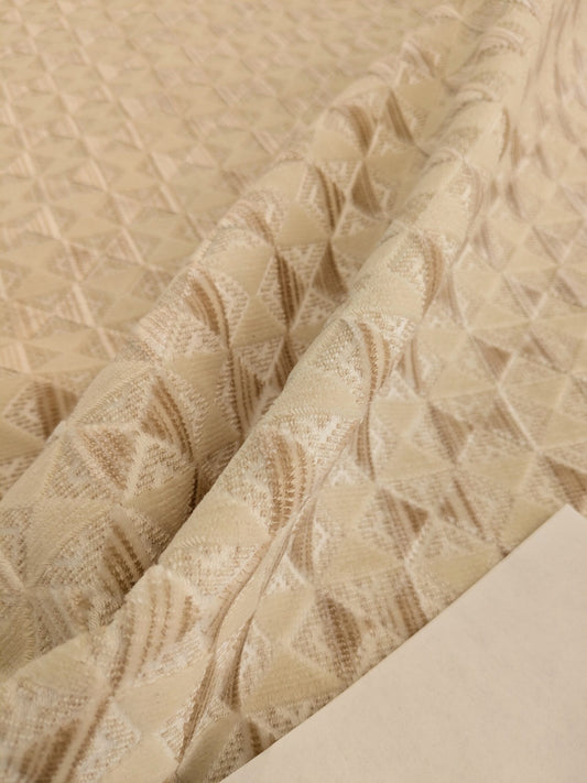 Scalamandre Parlor Velvet - Nougat Cream Beige