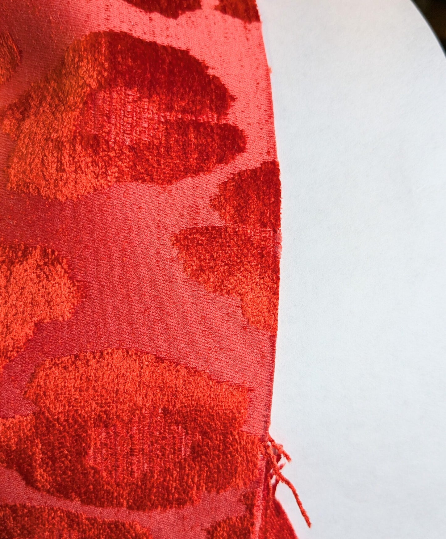 Chita Tangerine From Scalamandre Silky & Heavy Velvet Leopard Cheetah Safari MSRP USD 312/Y