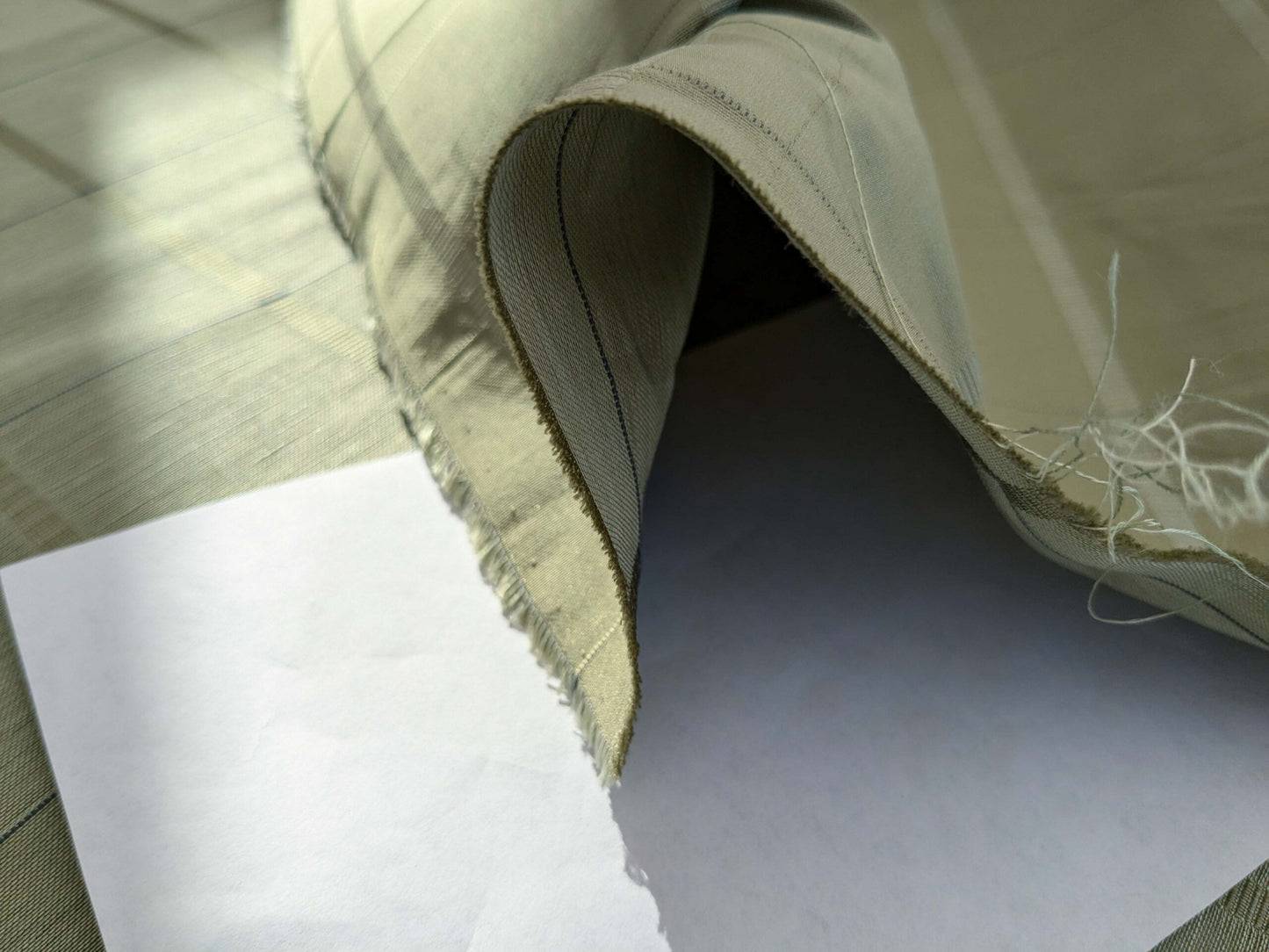 by yard Scalamandre Grey Watkins Jackson Square Pine Green Silk Linen Plaid MSRP USD 112/Y