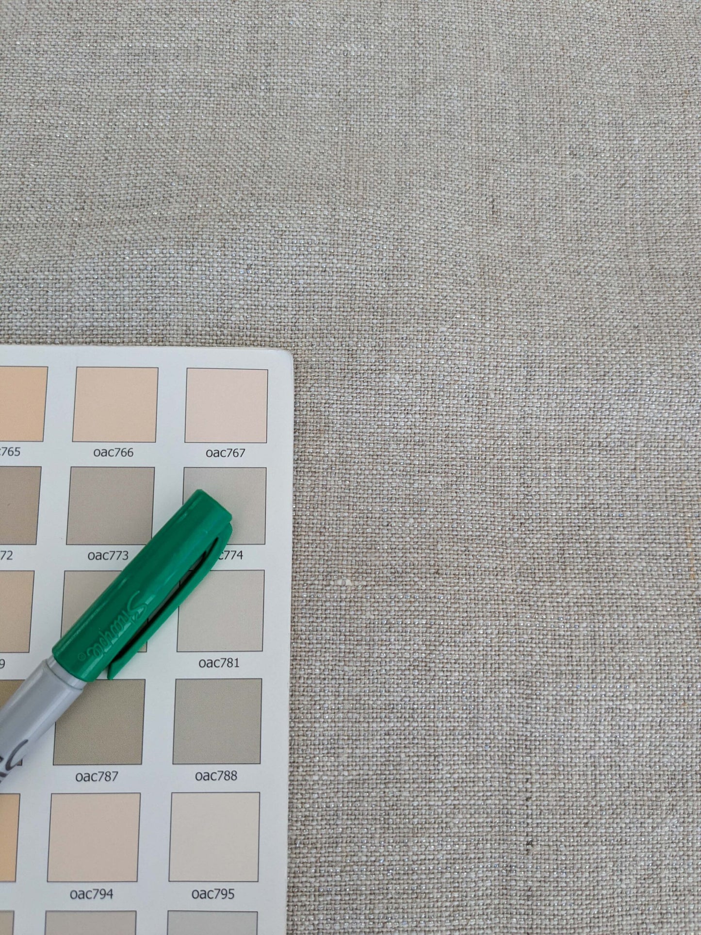 Scalamandre Pillow Case Square Solid Texture Beige 22x22 inches 4-EV49