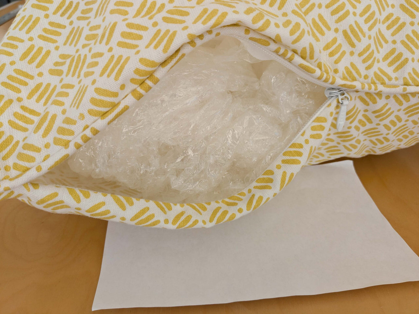 Scalamandre Pillow Case Square Geometric Basketweave Print Fabric Dash & Dot Print 16"x20" inches 13-Ev49