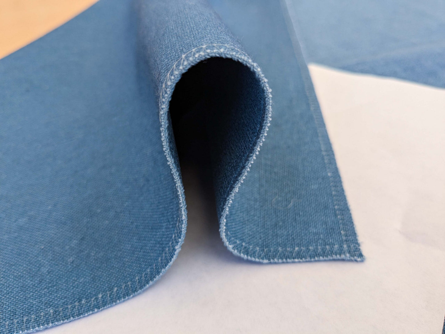 36 EV50 25" x 27" Scalamandre Lelievre Paris Smart Marin Velvet Solid Blue Polyester