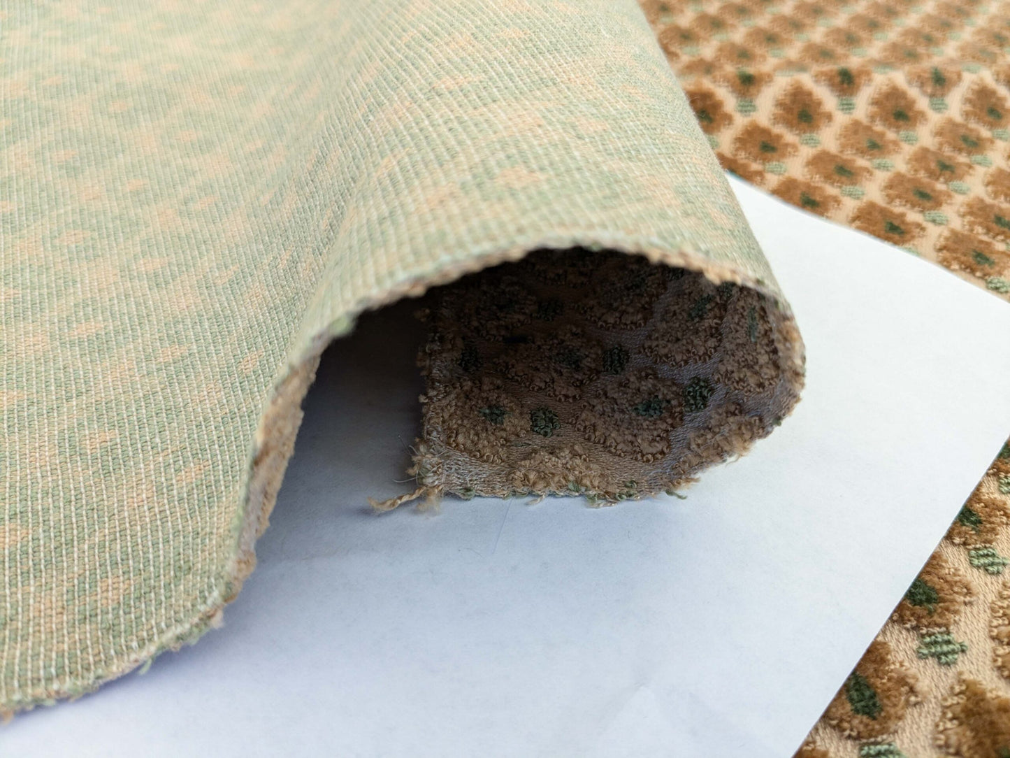 45 EV50 26" x 27" Scalamandre Old World Weavers Verrier Wheat Gold Black Diamond Ogee MSRP USD 668/y