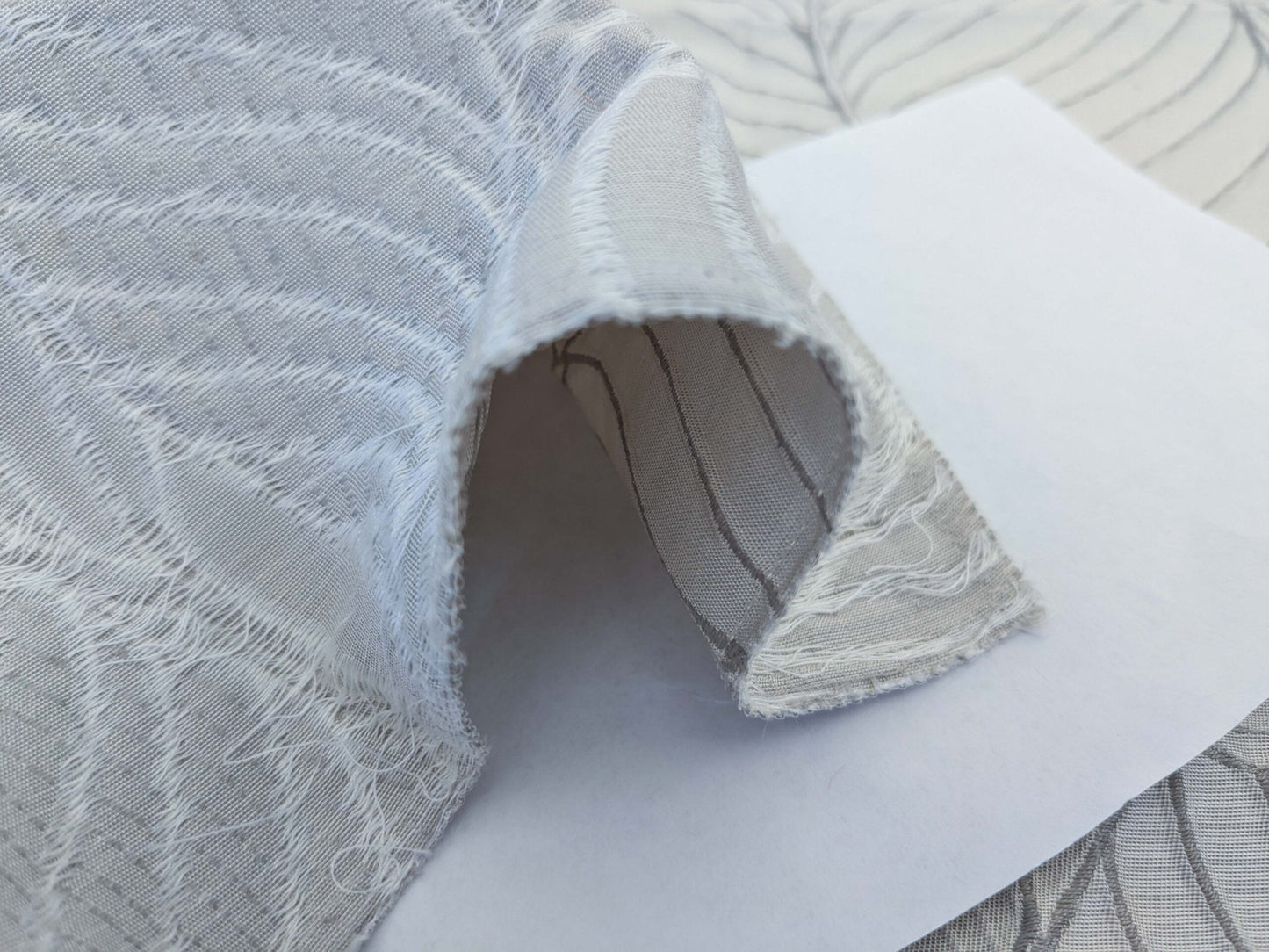 57 EV50 26" x 25" Scalamandre Silk Square Sagamore Hill Platinum Gray Botanical Foliage MSRP USD 492/Y