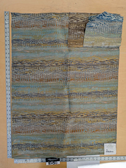 58 EV50 36" x 26" Scalamandre Old World Weavers CERES Opal Abstract Ombre Blue MSRP USD270/y