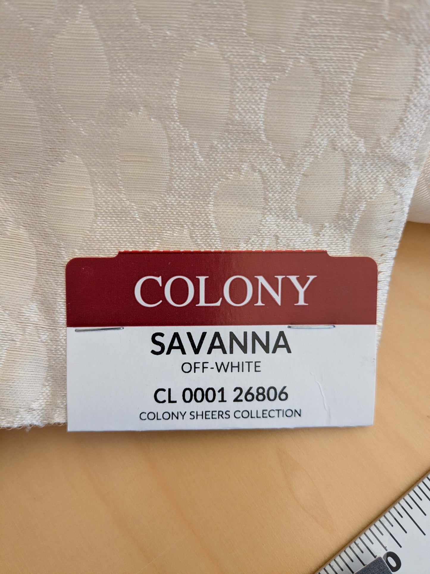 78 EV50 Square Scalamandre Savanna Off White Sheer Small Scale Dot Circle MSRP USD 300+/y