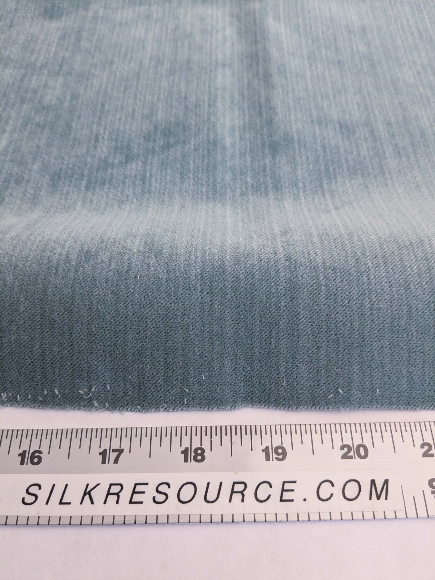 88 EV50 26" x 26" Square Scalamandre Boris Kroll Strie Velvet Spa Light Blue Texture Polyester MSRP USD154/y