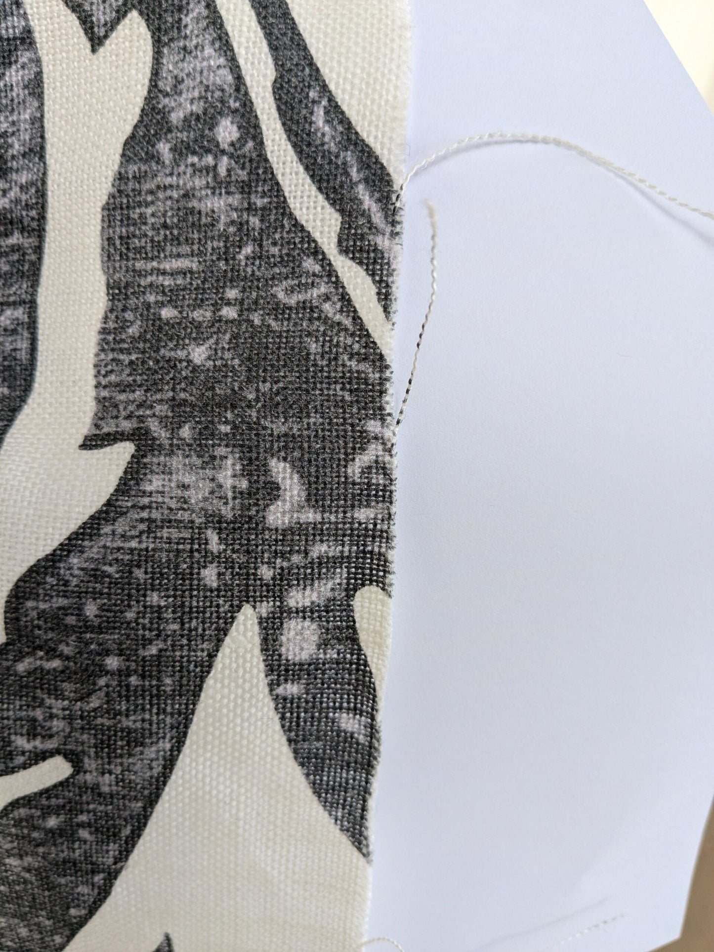 Scalamandre Luciana Damask Linen Print Graphite Damask Print Gray MSRP USD 346/Y