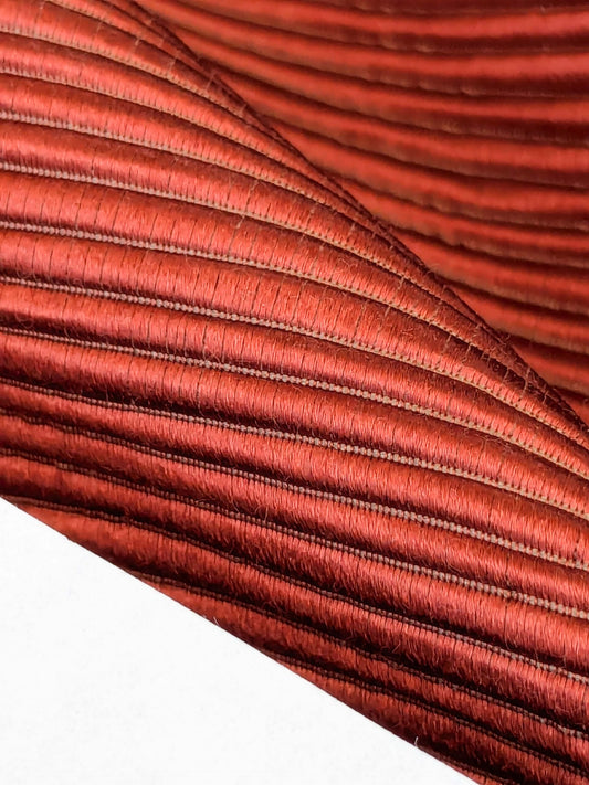 Tapestry Silk Ottoman Wide Ribbed Haute Red Juicy MSRP USD 600+/Yard