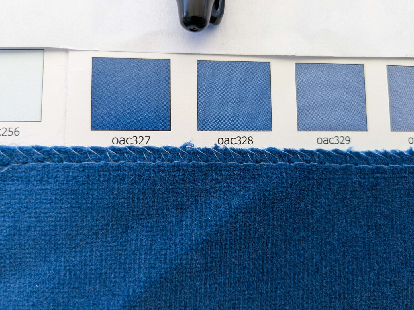 Special Order Scalamandre Indus China Blue Plain Solid Cotton MSRP USD 240/y