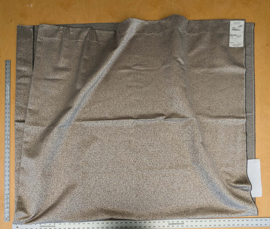 7 EV52 2.4y x 53"wide Scalamandre Christian Fischbacher Stardust Champagne Gray Small Scale Texture MSRP USD 400+/y