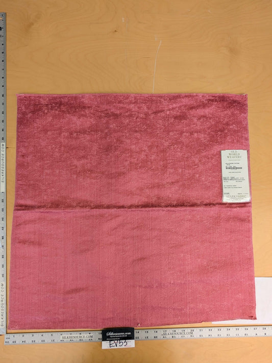 12 EV53 26"x 27" Square Scalamandre Old World Weavers Villa Regina Texture Petal Pink Silk Viscose Solid MSRP USD500+/y