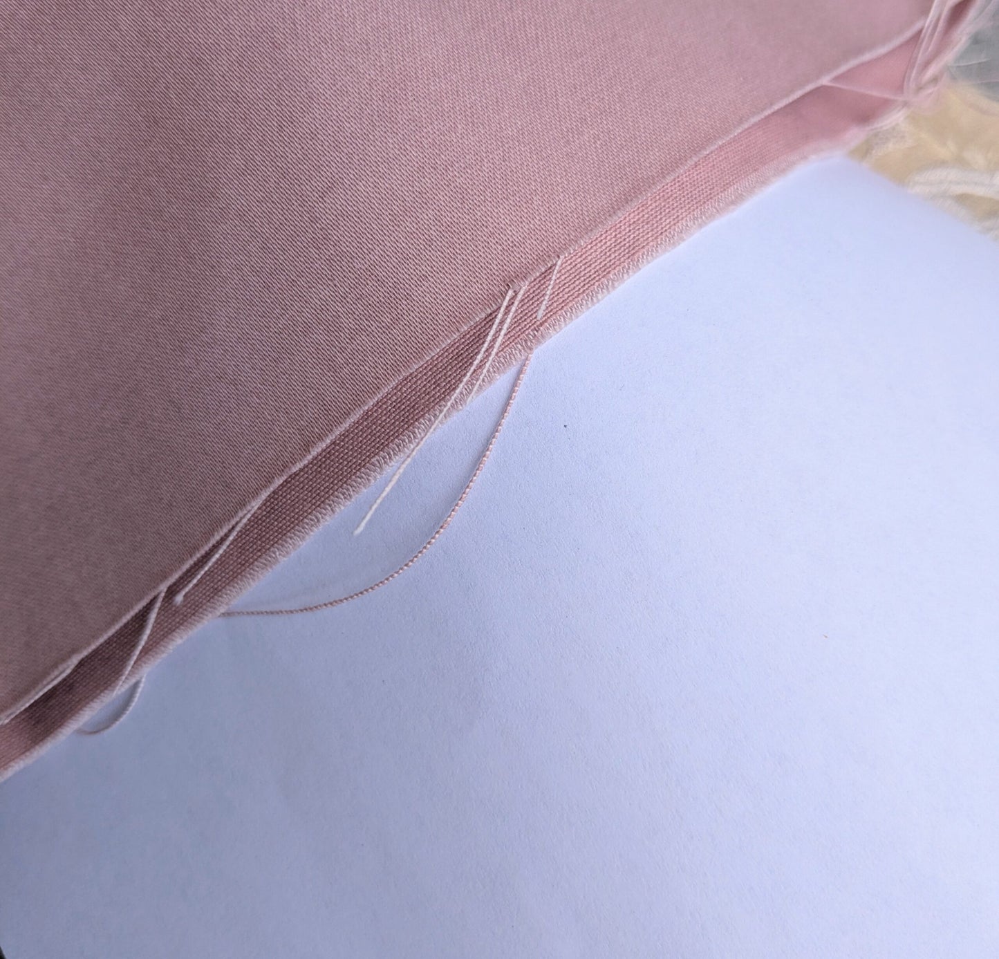 Scalamandre Old World Weavers Rasone Rosa Light Pink Heavy Cotton Texture Italy Heavy MSRP USD 150/Y