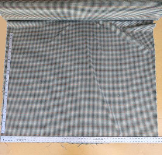 Scalamandre Glen Morar Tweed Scotland Multi Wool Plaid Check Blue Beige Red Small Scale MSRP USD260/y