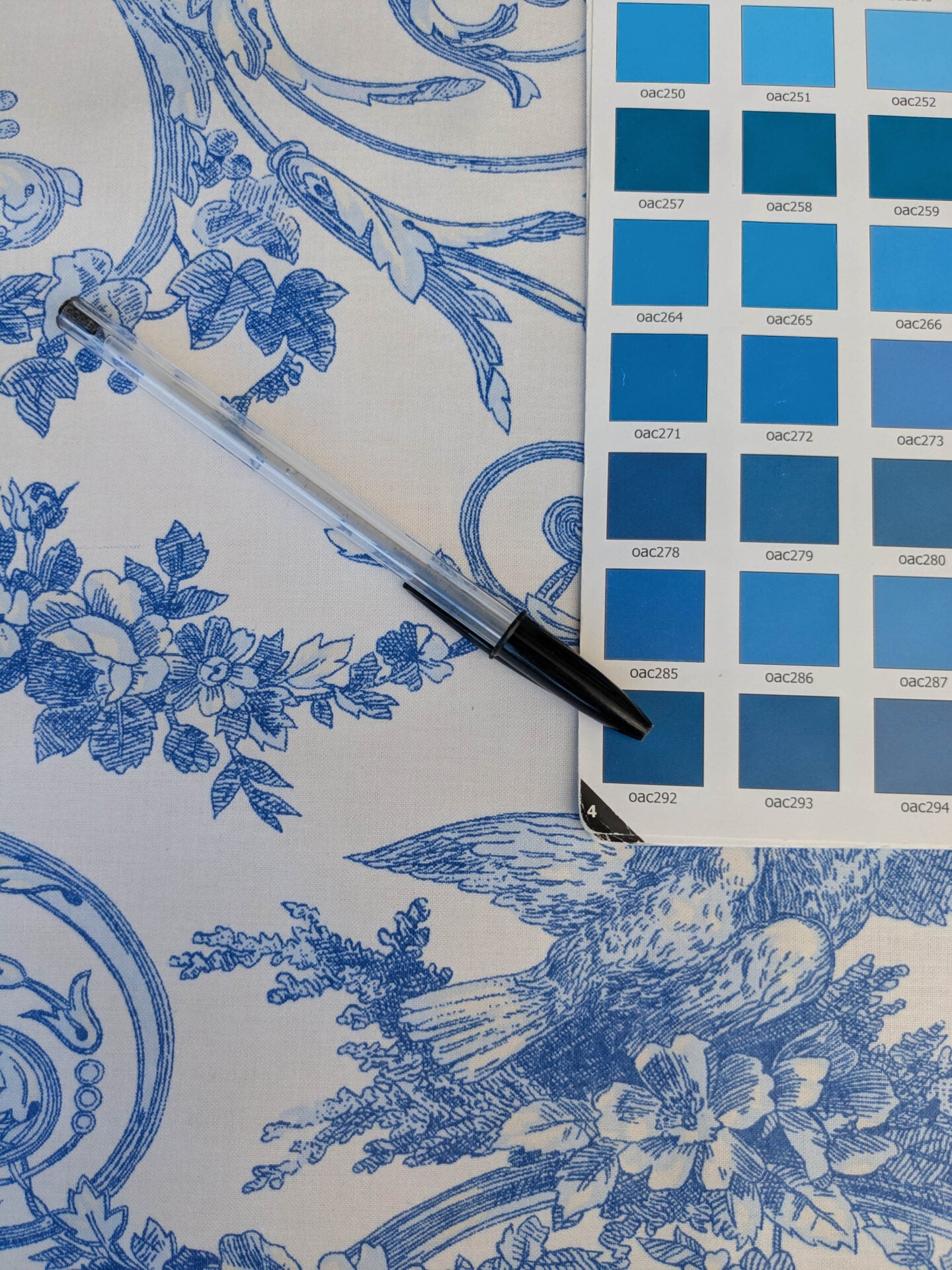 By yard Canvendish Hall Toile Print Historical Angel Cherubs Putti Dove Love Renaissance Toile de Jouy Blue on White