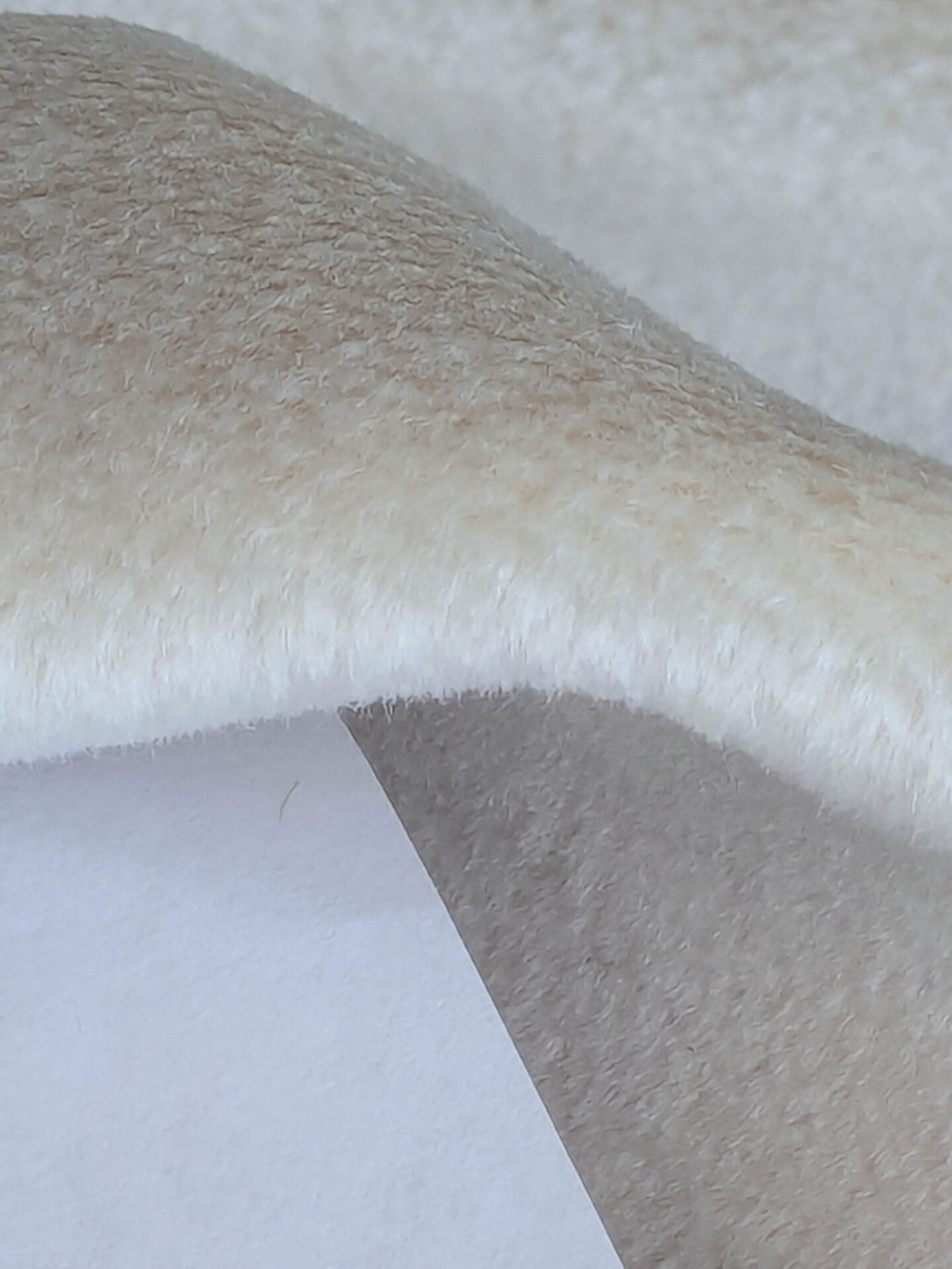 Hedy Silk and Mohair Ultimate Lux Velvet Hollywood Regency in Vanilla White MSRP USD $1000 +