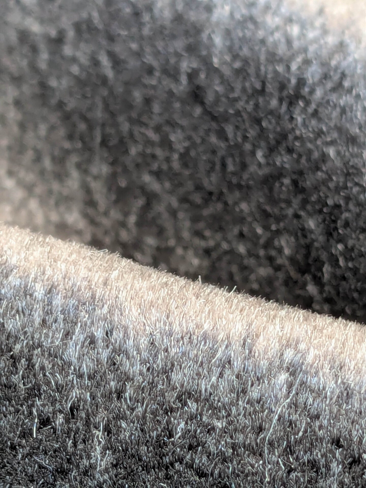 Hedy Silk and Mohair Ultimate Lux Velvet Hollywood Regency in Mink Black MSRP $1000 + USD