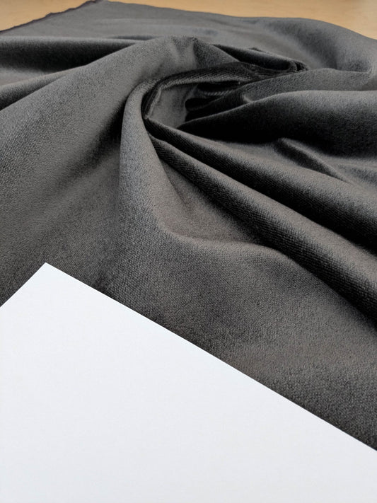 Dreamscope Silk and Mohair Velvet Dark Black MSRP USD835