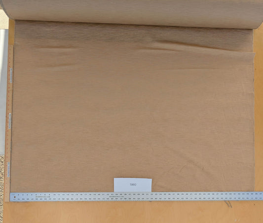 Tapestry Silk Ottoman Almond Wide Ribbed Fabric - Golden - By The Yard