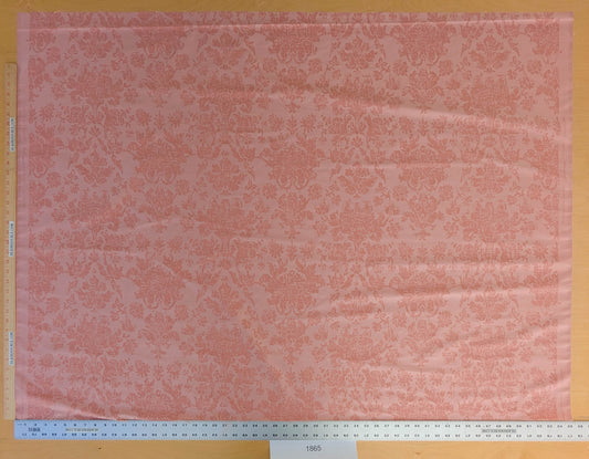Windsor Castle Renaissance Resist Print Silk Damask - Rose Pink - By The Yard