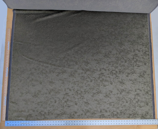 Mohair & Silk Velvet Seaweed Sage - Green - By The Yard