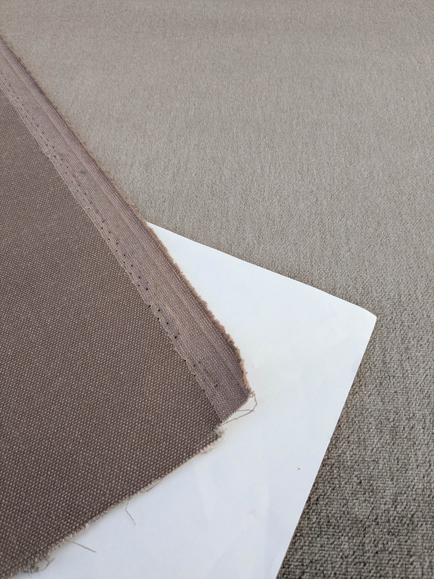 Dreamscope Silk and Mohair Velvet Linen - Brown - By The Yard