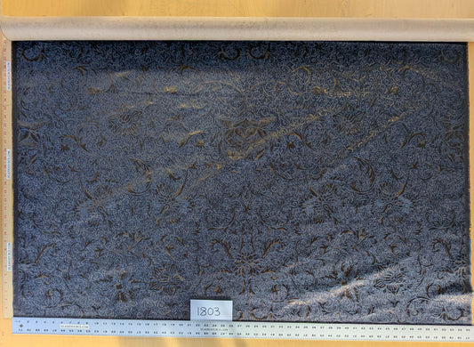 By yard Boboli Garden Silk Damask Italian Metallic Midnight Blue Gold MSRP USD 568/yard