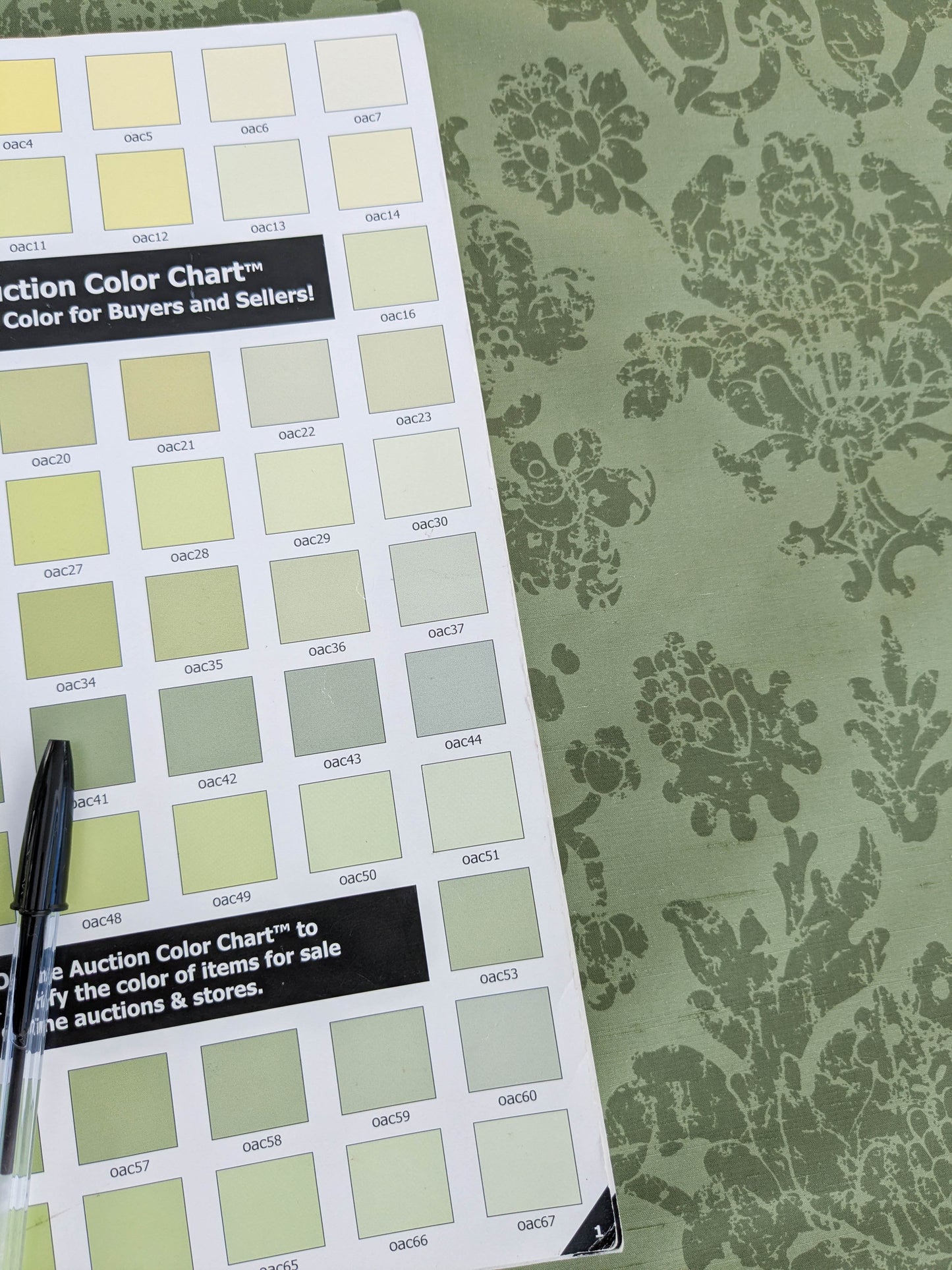 Windsor Castle Renaissance Resist Print Silk Fabric - Forest Green - By The Yard