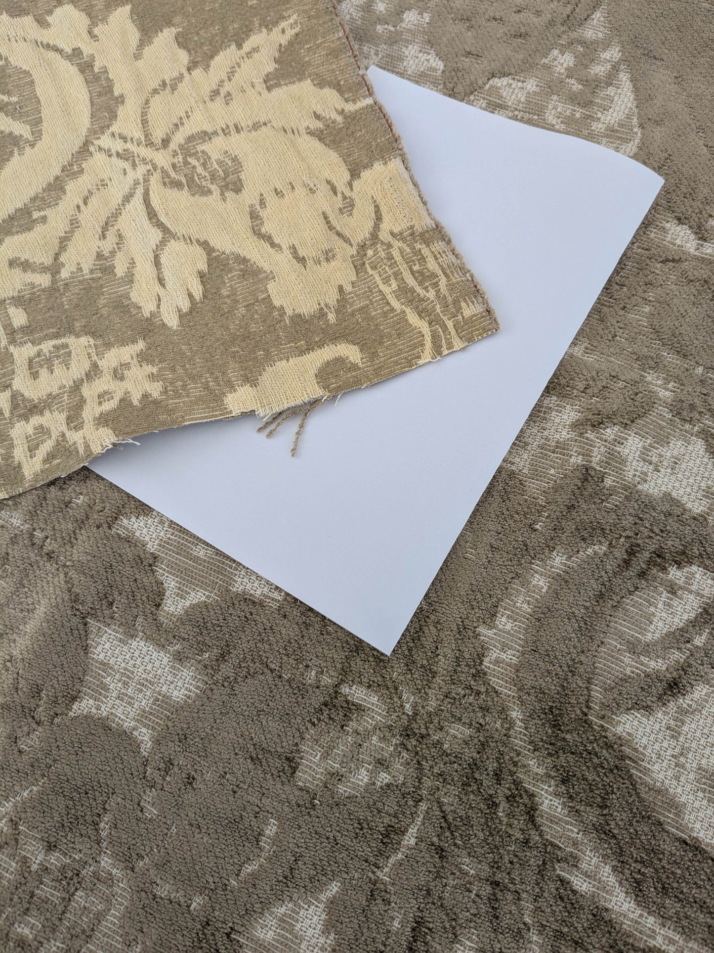 Scalamandre Amadeus Mushroom Floral Rayon Cotton - Brown Beige - By The Yard - MSRP USD 188/y