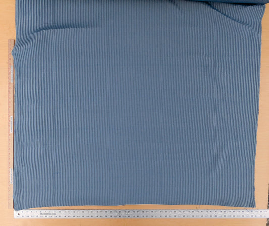 Scalamandre Grenoble in Blue Silk Wool Blend Texture Quilted Stripe Matelasse Stripe - By The Yard