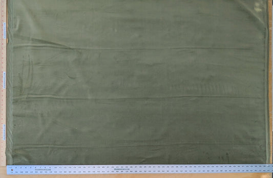 Designer High End Woodland Velvet in Golden Grass Green 100% Cotton Velvet By yard