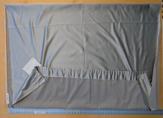 2.4 yards- Luminous Silky Satin Charmeuse Solid Dove Grey
