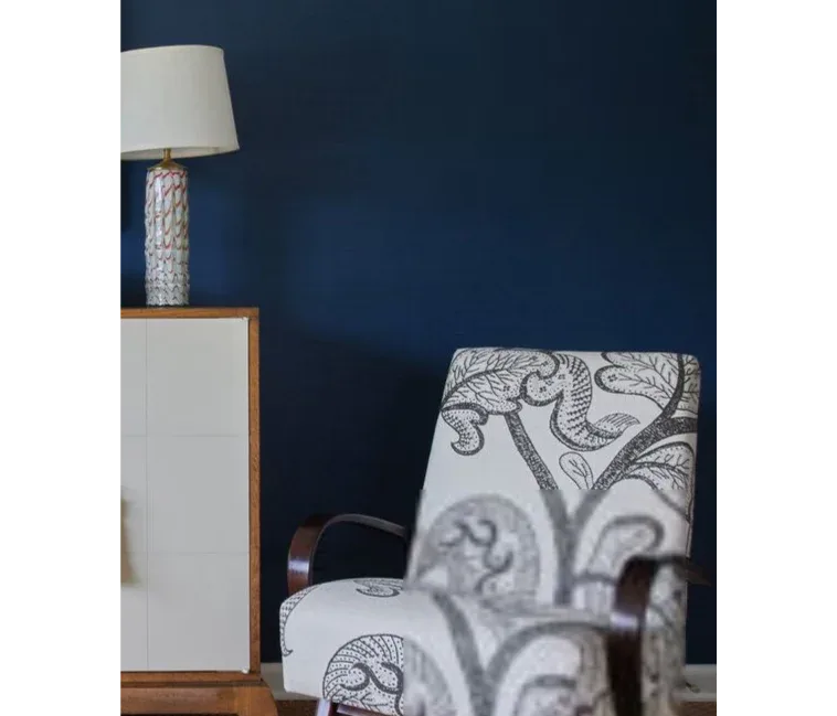 Scalamandre Russell Linen Cotton China White Albert Hadley Print Jacobean MSRP USD 188/Y