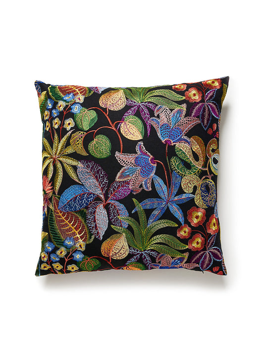 Old World Weavers Greenhouse 22 X 22 - Night Shade Decorative Pillow