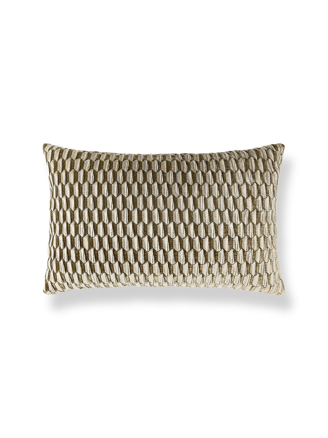 Scalamandre Allegra Velvet 14 X 22 - Fawn Decorative Pillow