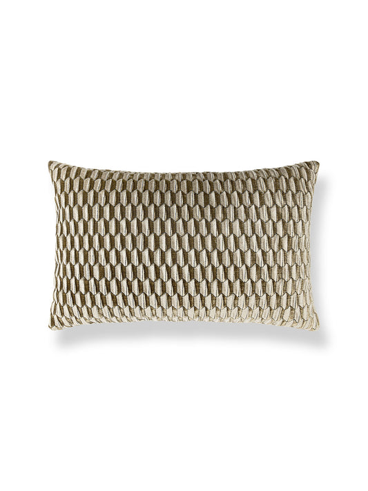 Scalamandre Allegra Velvet 14 X 22 - Fawn Decorative Pillow
