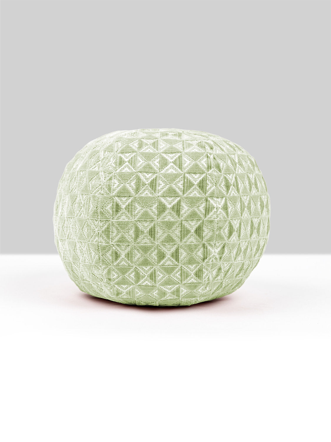 Scalamandre Parlor Velvet 12 DIA - Pistachio Decorative Pillow