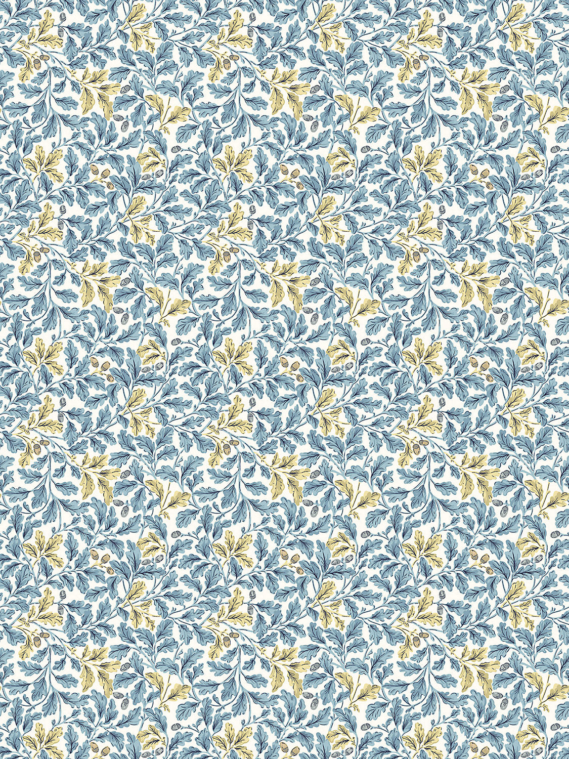 Scalamandre Oaktree Golden Teal Wallcovering