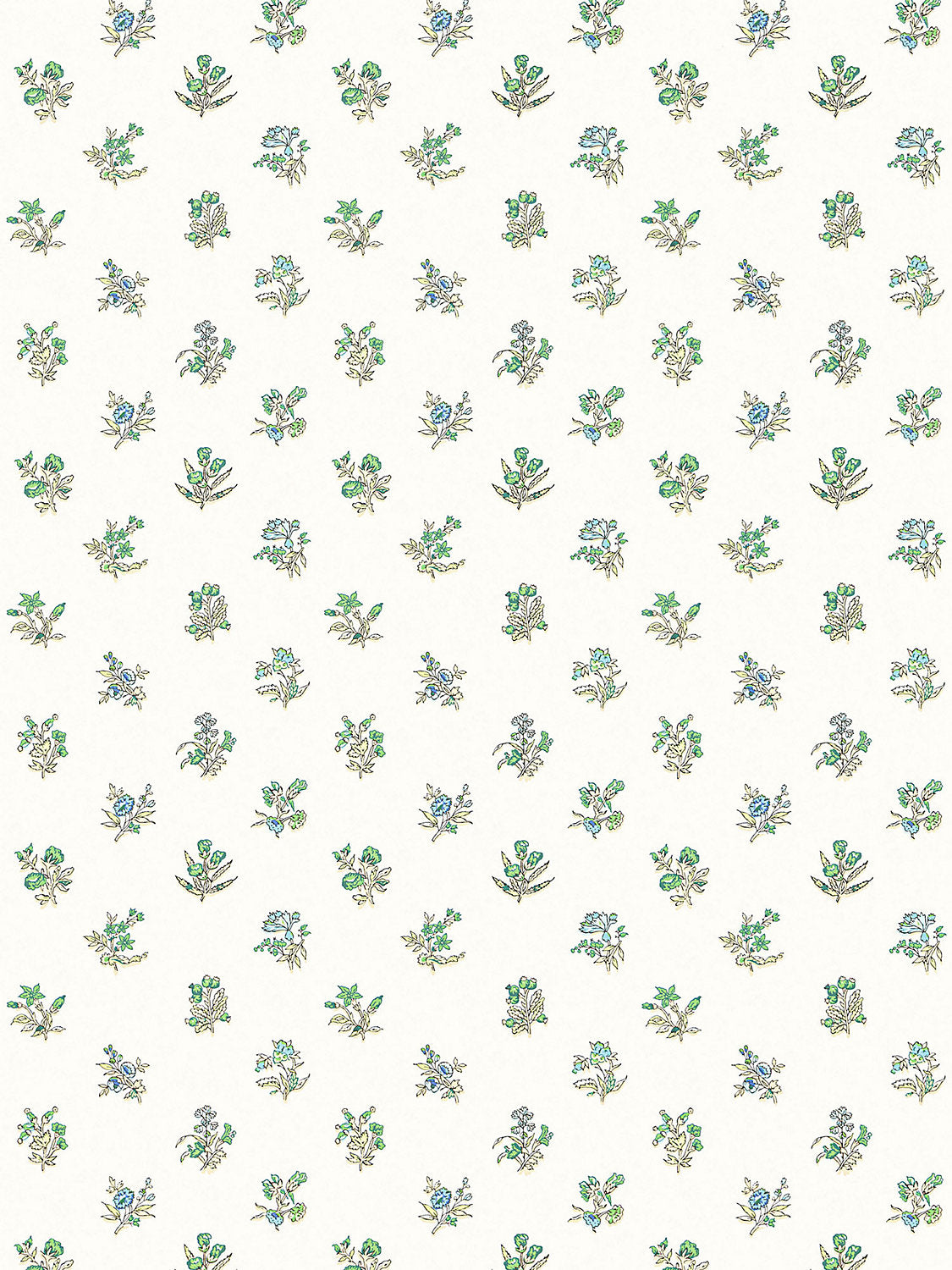 Scalamandre Summer Flora Key Lime Wallcovering