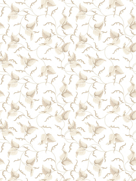 Scalamandre Angle Leaf Sand Wallcovering