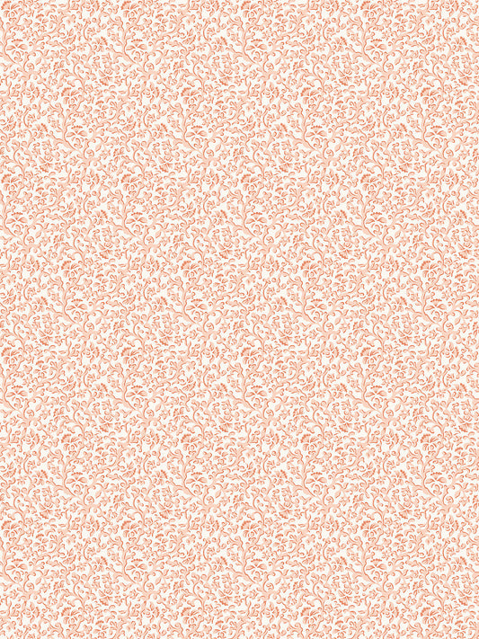 Scalamandre Bandbox Peach Wallcovering
